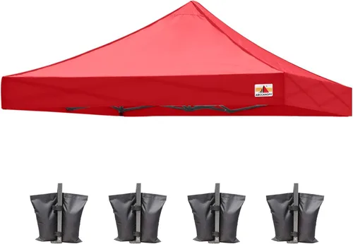 Vista 44 de ABCCANOPY Toldo de repuesto para tienda de campaña desplegable (8 x 8 pies, blanco)