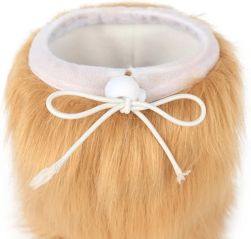 Vista 7 de Pantuflas peludas con patas de oso, gato, lobo, zorro, animales, botas peludas, accesorios de disfraz para adultos, Halloween, cosplay