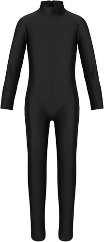 Vista 3 de FEESHOW Body de longitud completa para niños y niñas, de elastano, zentai, leotardo de gimnasia