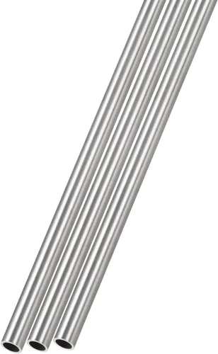 Vista 11 de METALLIXITY Tubo de acero inoxidable 304 (0.079 in de diámetro x 0.006 in de pared T x 9.843 in de largo), 3 piezas, tubo recto - para muebles