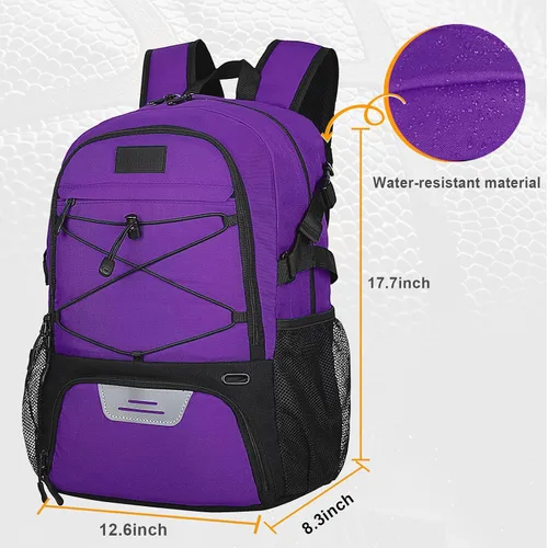 Vista 57 de Goloni Mochila de fútbol,Mochila de baloncesto con compartimento para pelotas y compartimento para zapatos,Mochila para baloncesto,Fútbol