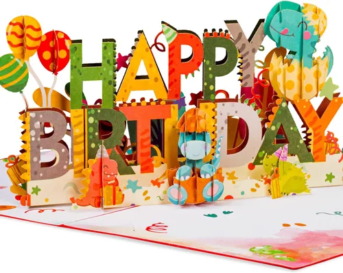 Vista 8 de Paper Love Tarjeta de cumpleaños desplegable 3D, mariposa, para adultos y niños, cubierta de 5 x 7 pulgadas, incluye sobre y etiqueta para notas
