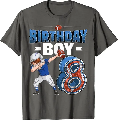 Vista 77 de Dabbing Boy - Camiseta de 8 años de fútbol americano americano, Negro, S