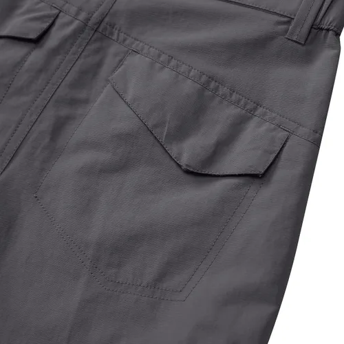 Vista 7 de Asfixiado Pantalones cargo para niños, casuales para exteriores, de secado rápido, impermeables, senderismo, escalada, convertibles