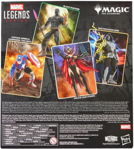 Vista 4 de Marvel Legends Series Magic: The Gathering Black Panther