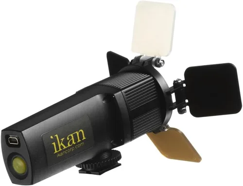 Vista 5 de Ikan iLED-MS Micro Spot - Luz para cámara (Negro)