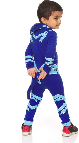 Vista 3 de PJ Masks Catboy Gekko Glow-in-the-Dark Catboy Costume with Ears and Attached Tail
