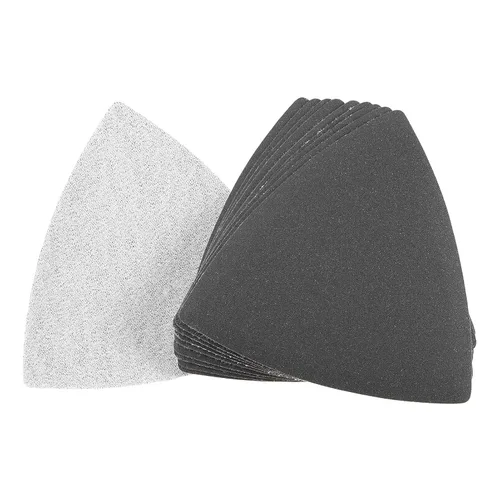 Vista 14 de TA-VIGOR 8 almohadillas de lijado triangulares de grano 800, almohadillas de lijado de carburo de silicona con gancho y bucle para multiherramienta