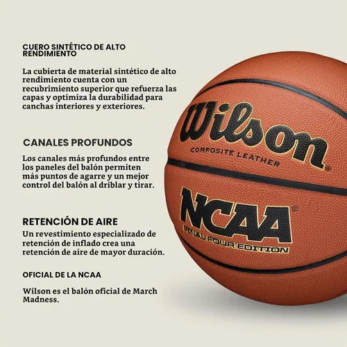 Vista 5 de NCAA Final Four Edition Baloncesto, tamaño oficial - 31.3 in