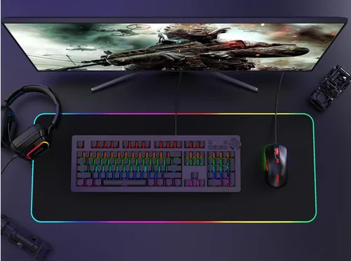 Vista 6 de FIRSTBLOOD ONLY GAME. AJ129 - Ratón ligero con cable para juegos, peso corporal del ratón, 2.29 oz, programable 6 botones, retroiluminación RGB