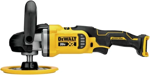 Vista 3 de DEWALT Pulidora inalámbrica 20V MAX* XR, rotativa, velocidad variable, 7 pulgadas, 180 mm, solo herramienta (DCM849B)