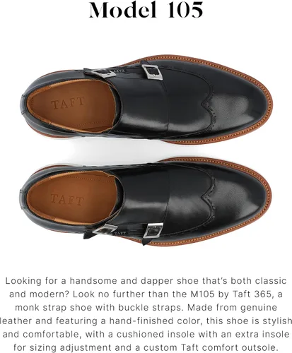 Vista 3 de TAFT 365 Model 105 Double Monk Zapato para hombre