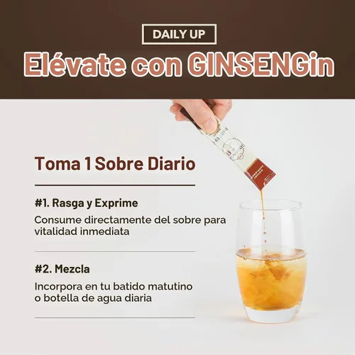 Vista 5 de Barras de extracto líquido de ginseng rojo coreano, 1000 mg, 10 barras