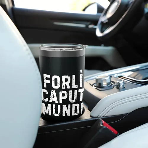 Vista 6 de Forlì Caput Mundi Città Simpatica Uomo Donna Bambino - Vaso aislado de acero inoxidable