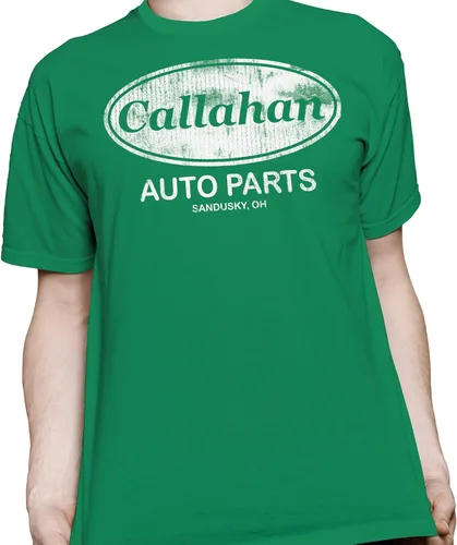 Vista 2 de Callahan Auto Parts - Camiseta vintage de película para hombre y mujer Chocolate oscuro
