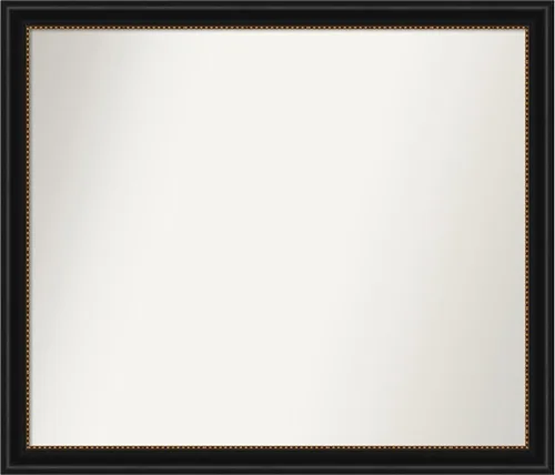 Vista 211 de Amanti Art Espejo personalizado, gran espejo de baño estrecho, espejo de pared o espejo de tocador de baño sobre el fregadero (24 x 24 pulgadas)
