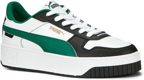 Vista 2 de PUMA Mujeres Carina Street Lace Up Zapatillas Casual Zapatos Casual - Blanco