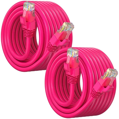 Vista 37 de Maximm Cable Ethernet Cat6, color negro (paquete de 2), cable UTP de 10 Gbps 550 MHz