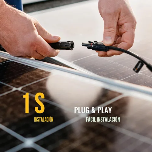 Vista 5 de BougeRV - Kit de herramientas de enchufe de cable adaptador paralelo para panel solar de derivación en Y