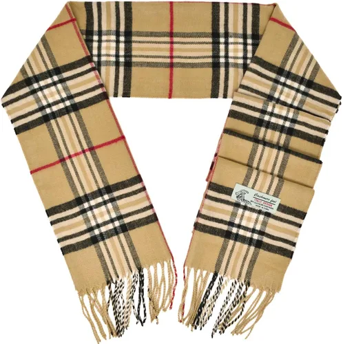 Vista 3 de Glory Max Bufanda de invierno unisex clásica de tartán a cuadros, tacto de cachemira suave, 72 x 12 pulgadas
