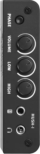 Vista 4 de Donner HUSH I Guitar para Viaje - Guitarra Acústica-Eléctrica Silenciosa, Ultraligera y Portátil Sin Cabeza, Cuerpo de Arce con Marcos Desmontables
