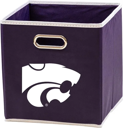 Vista 15 de Franklin Sports Cubos de almacenamiento de tela del equipo universitario de la NCAA hechos para adaptarse a organizadores de almacenamiento
