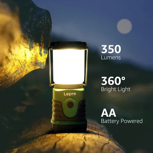 Vista 2 de Linterna de camping LED Lepro, linterna de camping mini