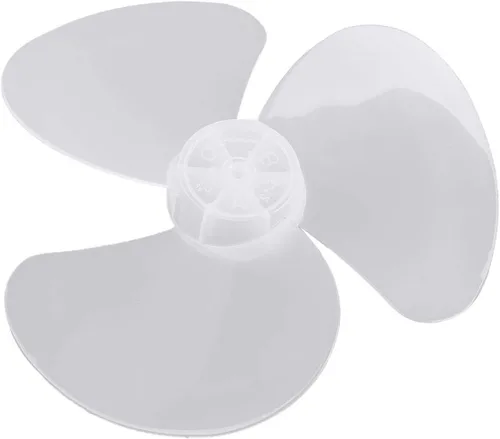 Vista 2 de dPois Plástico 3 hojas de repuesto para ventilador de pie ventilador ventilador mesa Fanner general accesorios blanco 12 pulgadas
