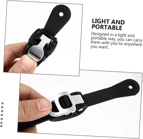Vista 8 de 2 sets patines accesorios de correas fijas hebillas reemplazo para hombres 2 piezas* 2