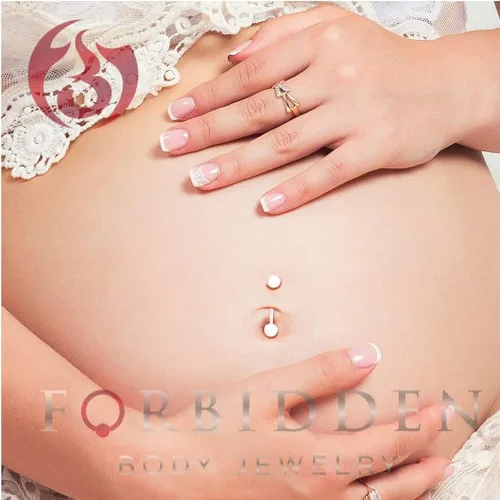 Vista 4 de Forbidden Body Jewelry 14G -16G - Retenedores flexibles para piercing de grado hospitalario PTFE para embarazo MRI cirugía y más