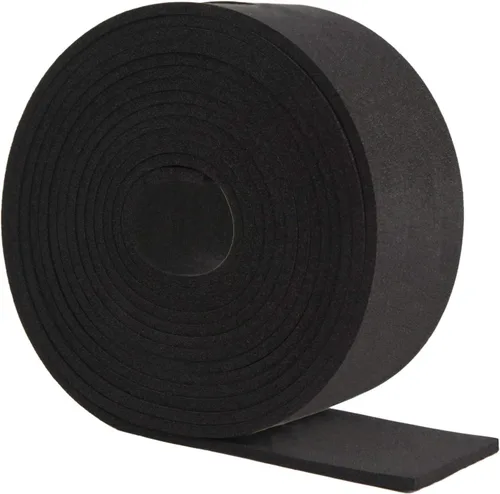 Vista 11 de Rollo de tira de espuma de neopreno de Dualplex, 3" de ancho x 10' de largo x 1/4" de espesor, tira de sellado climático de alta densidad – Rollo
