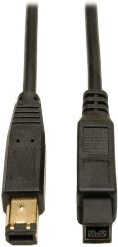 Vista 3 de Tripp Lite Cable de alta velocidad FireWire 800 IEEE 1394b (9pin/6pin) de 6 pies (F017-006)