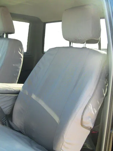 Vista 3 de Durafit Seat Covers, Hecho para adaptarse a 2010-2012 Ranger 60/40 asiento dividido personalizado fundas de asiento de ajuste exacto, gris