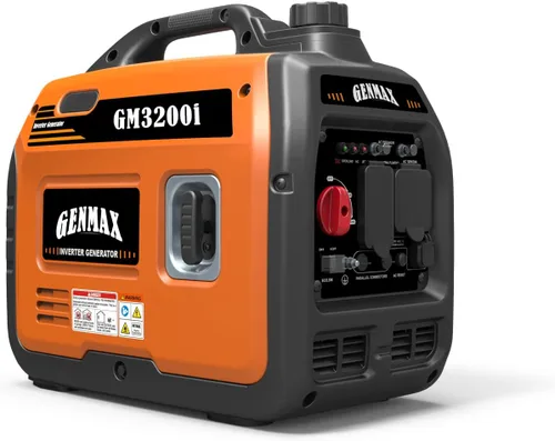 Vista 12 de GENMAX Generador portátil, motor de gas ultra silencioso de 1200 W, cumple con la EPA, función de modo ecológico, ultraligero para uso doméstico