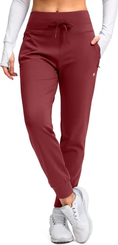 Vista 54 de G Gradual Pantalones deportivos con forro polar para mujer, de cintura alta, resistentes al agua, térmicos, para invierno, correr, senderismo