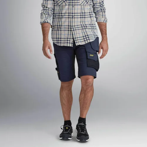 Vista 6 de Snickers Workwear AllroundWork 6141 - Pantalones cortos de trabajo elásticos de ajuste ajustado