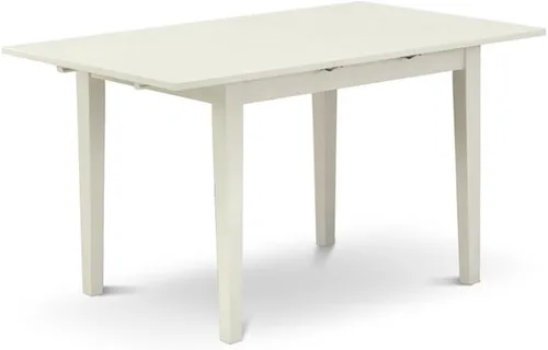 Vista 7 de East West Furniture ANFT-OAK-T Norfolk - Mesa de cocina rectangular con tapa de mariposa, 32x54 pulgadas, roble