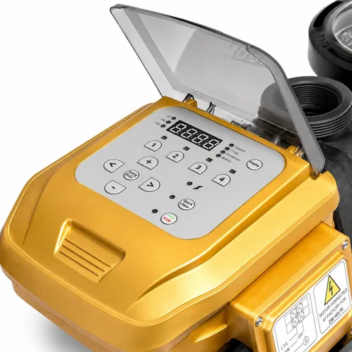 Vista 4 de XtremepowerUS 1.5HP Bomba de Piscina de Flujo Alto de Velocidad Variable con Panel de Control Inteligente Bomba de Piscina Enterrada con Adaptador