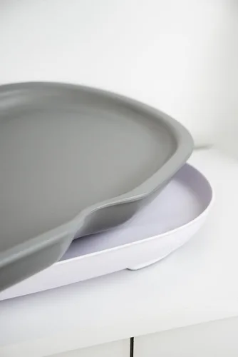 Vista 8 de Ubbi Cambiador de espuma para bebé, fácil de limpiar con base desmontable Gris