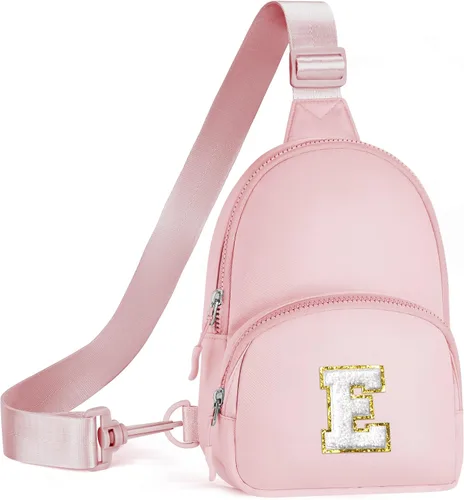 Vista 63 de YOOLIFE Bolso bandolera con inicial, bolsas pequeñas para niñas y mujeres, regalos para adolescentes, niñas, adolescentes, novia, dama de honor