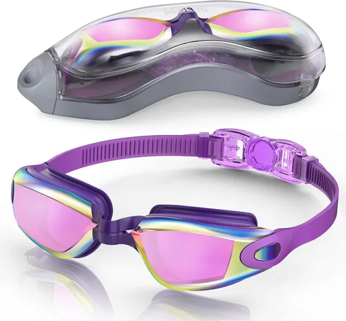 Vista 10 de Aegend Swim Goggles, Swimming Goggles No Leaking Full Protect Adult Youth