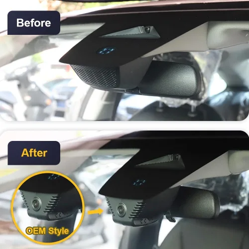 Vista 3 de Fitcamx Cámara de tablero delantera 2K+trasera 1080P adecuada para Honda Accord 2023 2024 2025 Hybrid Sport LX EX Touring EX-L (Gen11), aspecto OEM