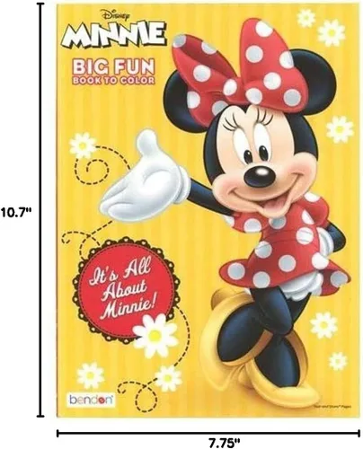 Vista 2 de Minnie Mouse 96 pg Coloring Book