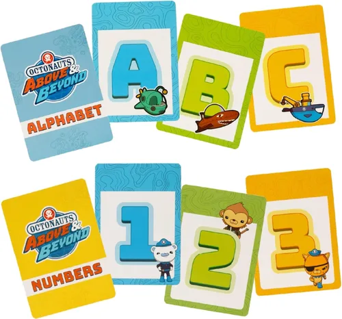 Vista 4 de Octonauts Kids Alphabet & Numbers Flash Cards Teach ABC 123's Learning Game