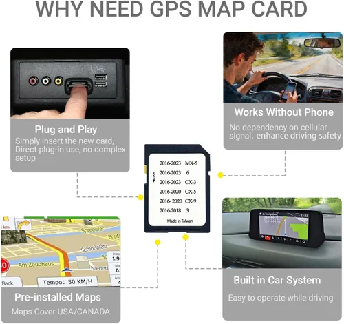 Vista 3 de La última tarjeta SD de navegación GPS BHP166EZ1T se adapta para 3 6 CX-3 CX-5 CX-9 MX-5
