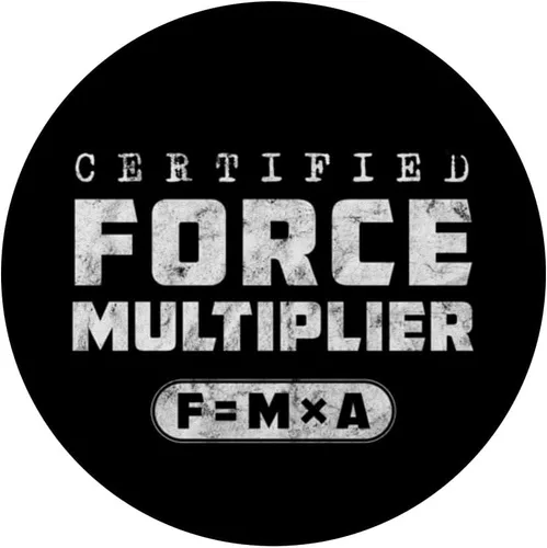 Vista 3 de Multiplicador de fuerza certificado Victory Tactics ciencia militar PopSockets estándar PopGrip