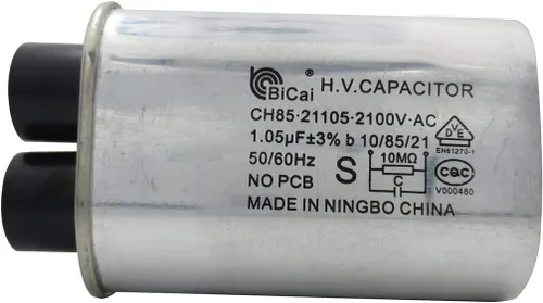 Vista 4 de Meter Star Reemplazo de condensador de microondas 2100V 1.05uf compatible con el 99% de las marcas de hornos de microondas domésticos, pin