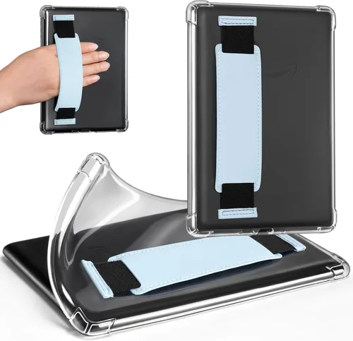 Vista 22 de iDLEHANDS Funda transparente exclusiva para Kindle Paperwhite de 6.8 pulgadas de 11ª generación 2021, ligera, a prueba de arañazos, cubierta trasera