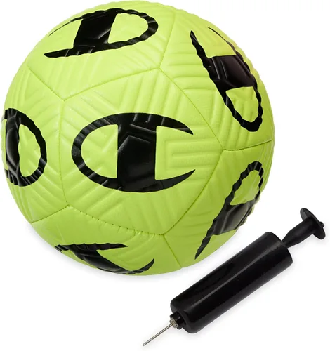 Vista 10 de Champion Playmaker Logo Deflated Soccer Ball with Pump, Size 5 Soccer Ball, Durable Panels for Kids, Youth & Adults, Indoor/Outdoor Training Ball