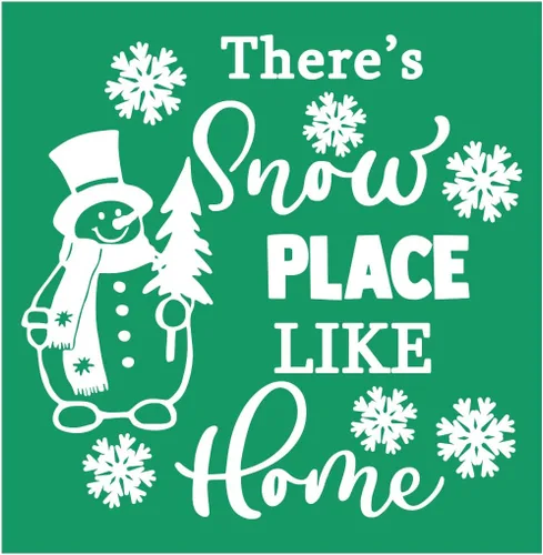 Vista 13 de DGAGA Plantillas de pantalla de seda de Navidad, reutilizables, autoadhesivas, Baby It's Cold Outer, plantillas de malla de tiza para decoración